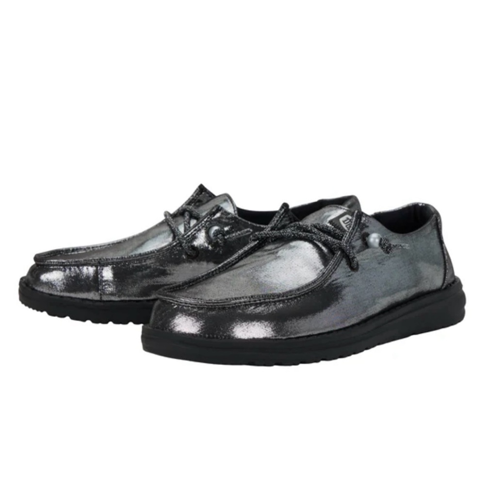 Brand new Hey Dude Wendy Metallic Shine Slip on Shoes